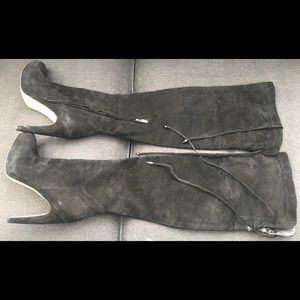 Sam Edelman "Kayla" over the knee suede boots